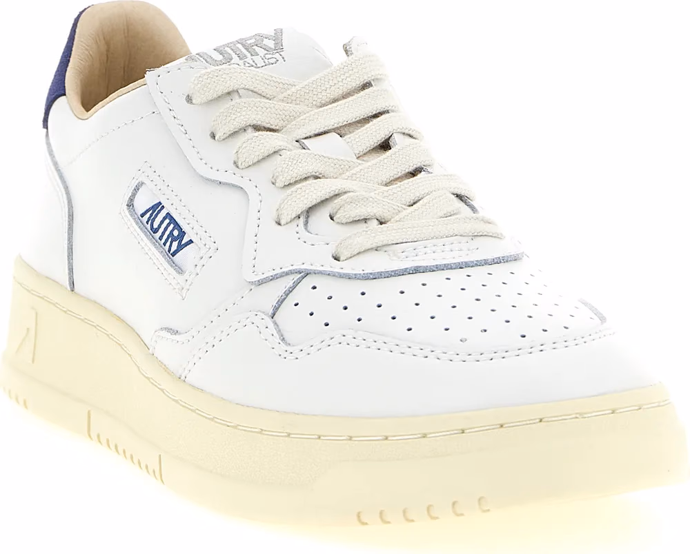 Autry Blue Cowhide Athletic Sneakers