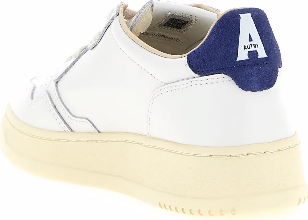Autry Blue Cowhide Athletic Sneakers