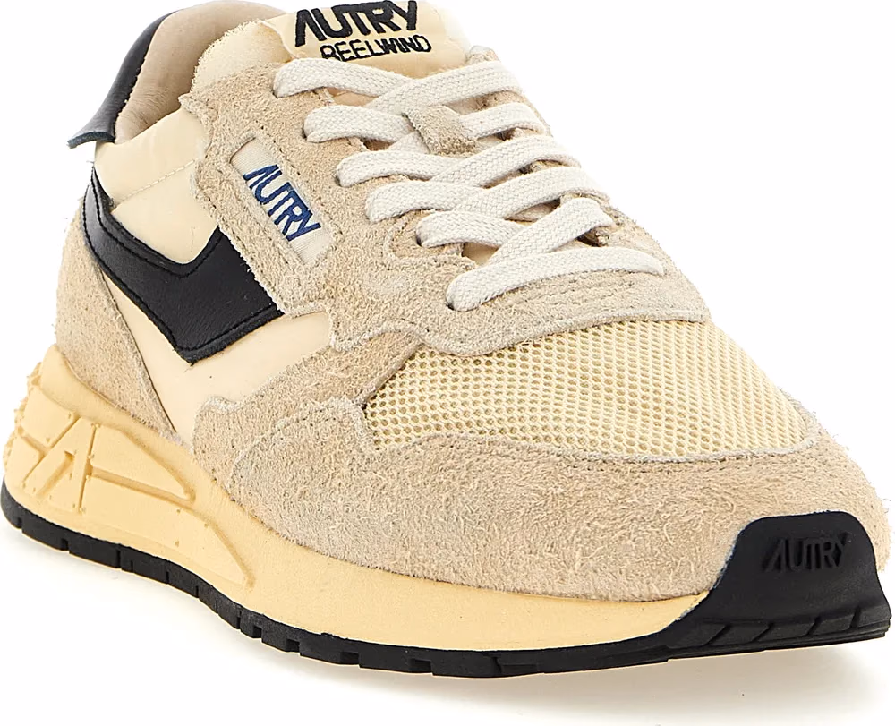 Autry Black Nylon Athletic Sneakers