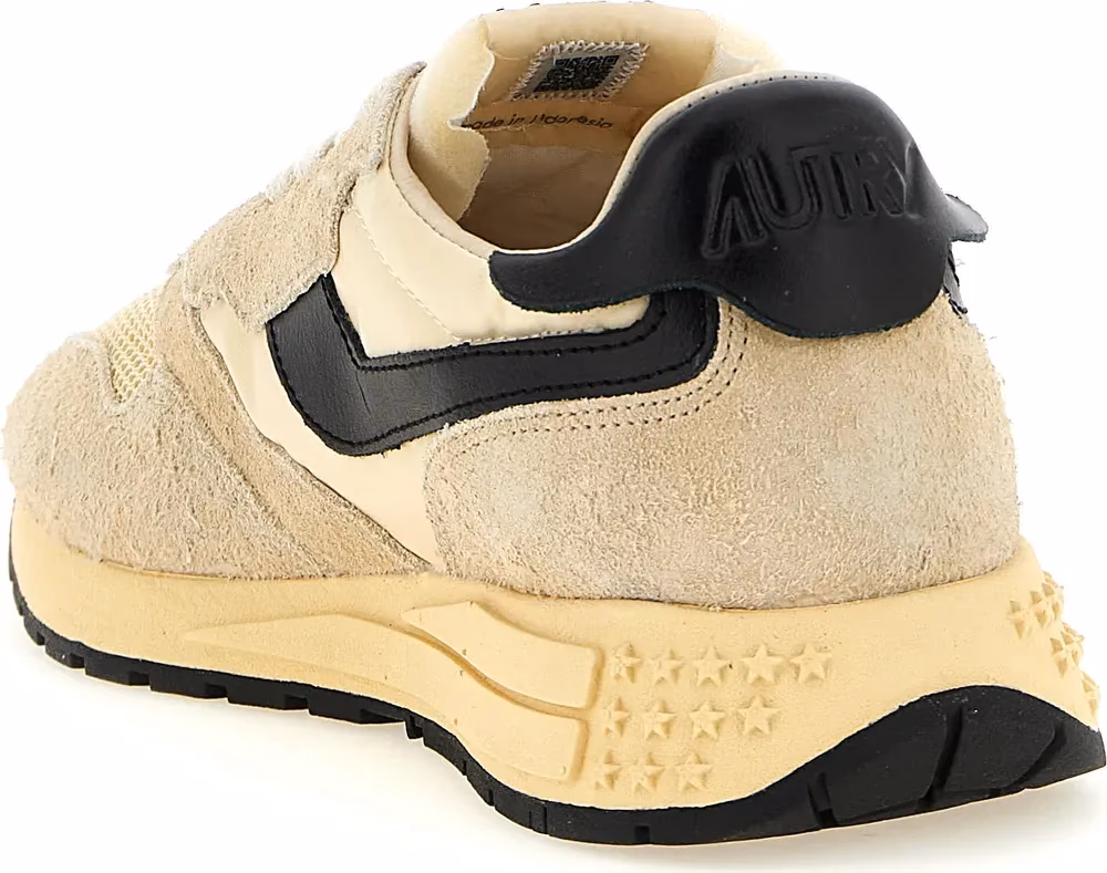 Autry Black Nylon Athletic Sneakers