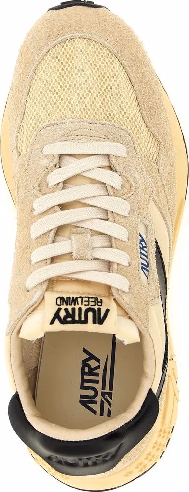 Autry Black Nylon Athletic Sneakers