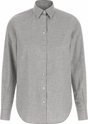 Gray Cotton Blouse