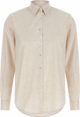 Beige Cotton Blouse