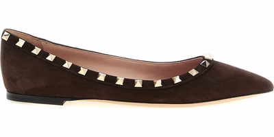 Brown Calfskin Ballet Flats