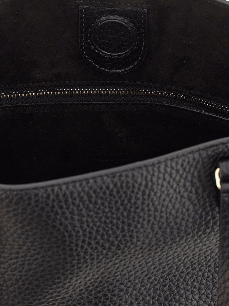 Valentino Garavani Black Calfskin Shoulder Bag