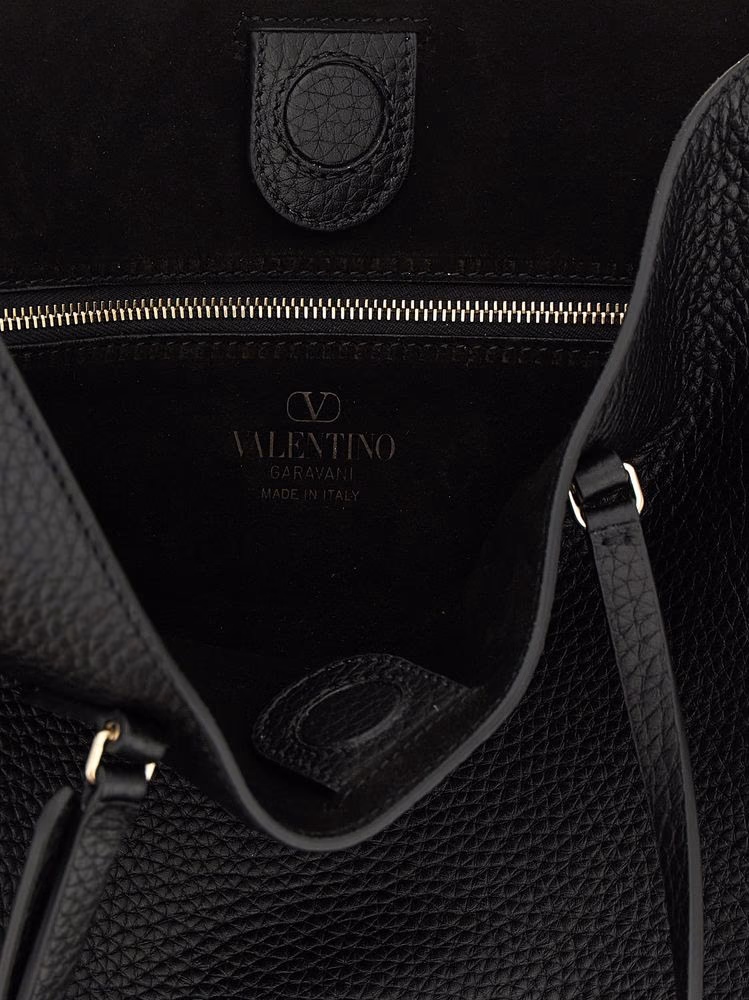 Valentino Garavani Black Calfskin Shoulder Bag