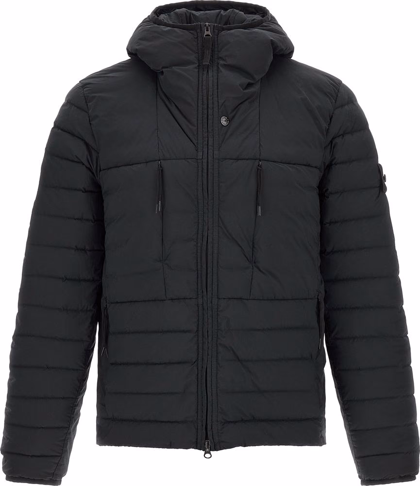 Stone Island Black Polyamide Shell Jacket