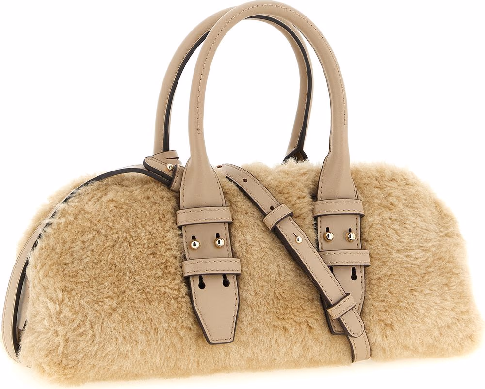 PINKO Gray Polyester Handbag