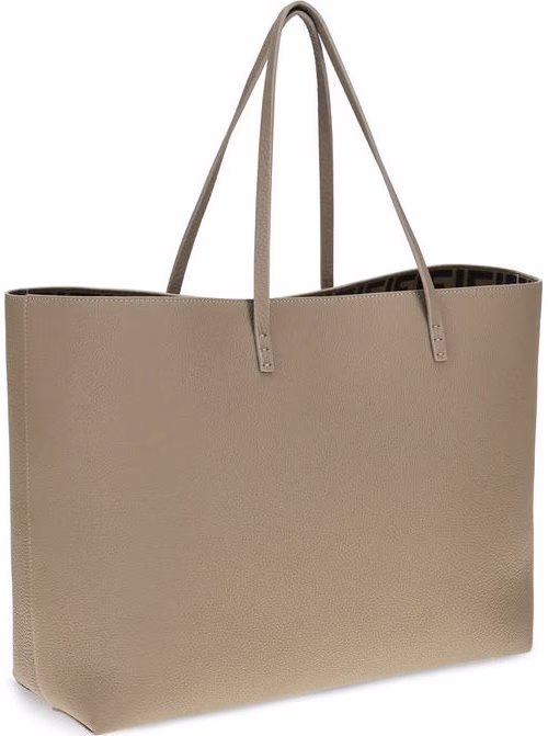 Fendi Beige Calf Leather Bos Taurus Shoulder Bag