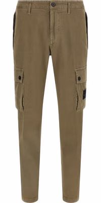 Bicolor Cotton Cargo Pants
