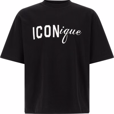 Black Cotton T-Shirt