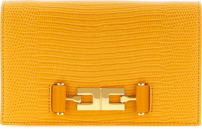 Beige Polyester Crossbody Bag