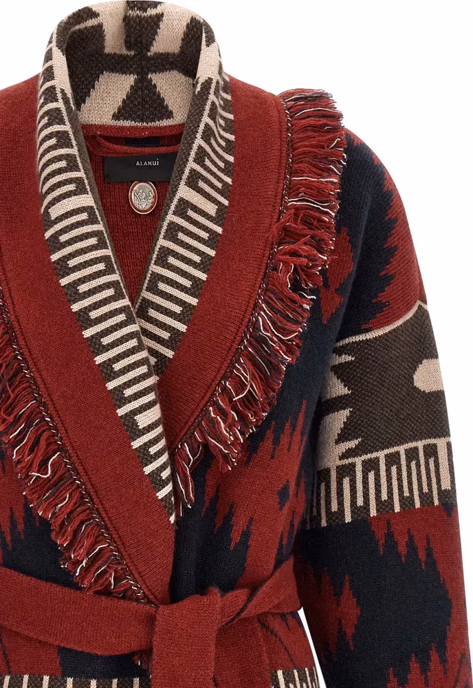 Alanui Multicolor Cashmere Cardigan