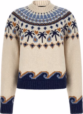 Multicolor Virgin Wool Cardigan
