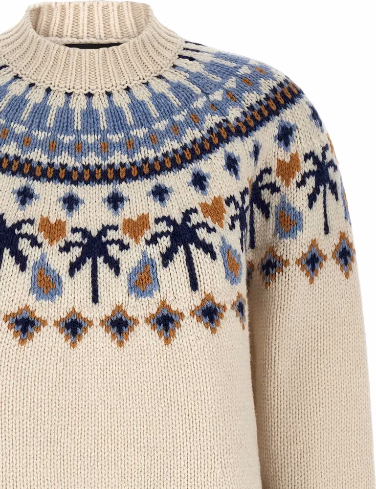 Alanui Multicolor Virgin Wool Cardigan