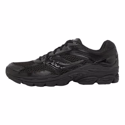 Black Synthetic Athletic Sneakers
