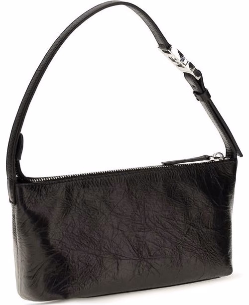 Fendi Black Calf Leather Bos Taurus Clutch Bag