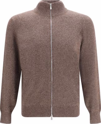 Brown Cashmere Cardigan