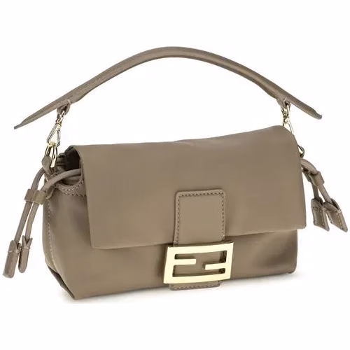 Fendi Beige Lamb Ovis Aries Aries Handbag