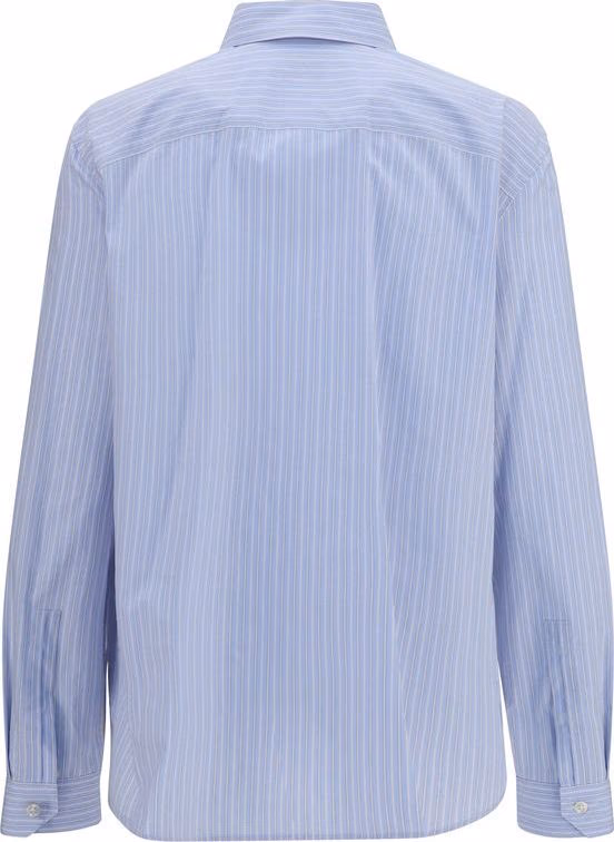Saint Laurent Blue Cotton Pattern Shirt