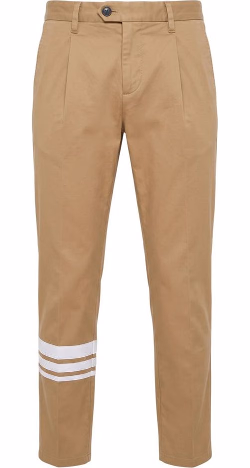Trussardi Jeans Beige Cotton Men Pants