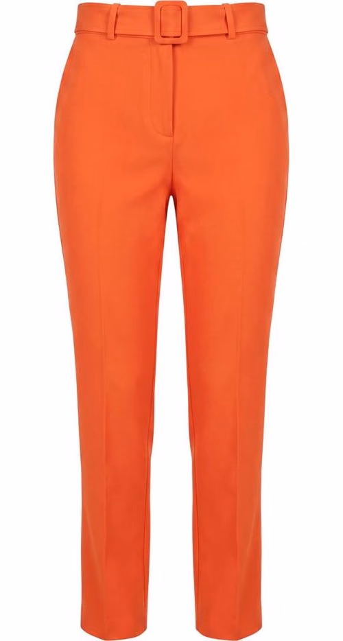 Trussardi Orange Viscose Women Pants
