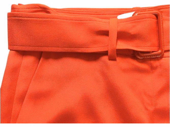 Trussardi Orange Viscose Women Pants