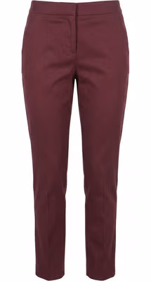 Red Cotton Women Pants