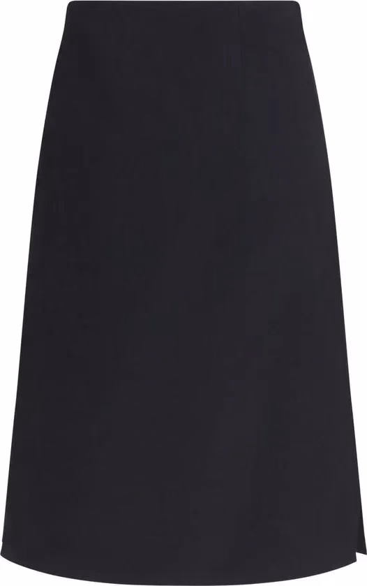 Fendi Black Wool Oves Aries Midi Skirt