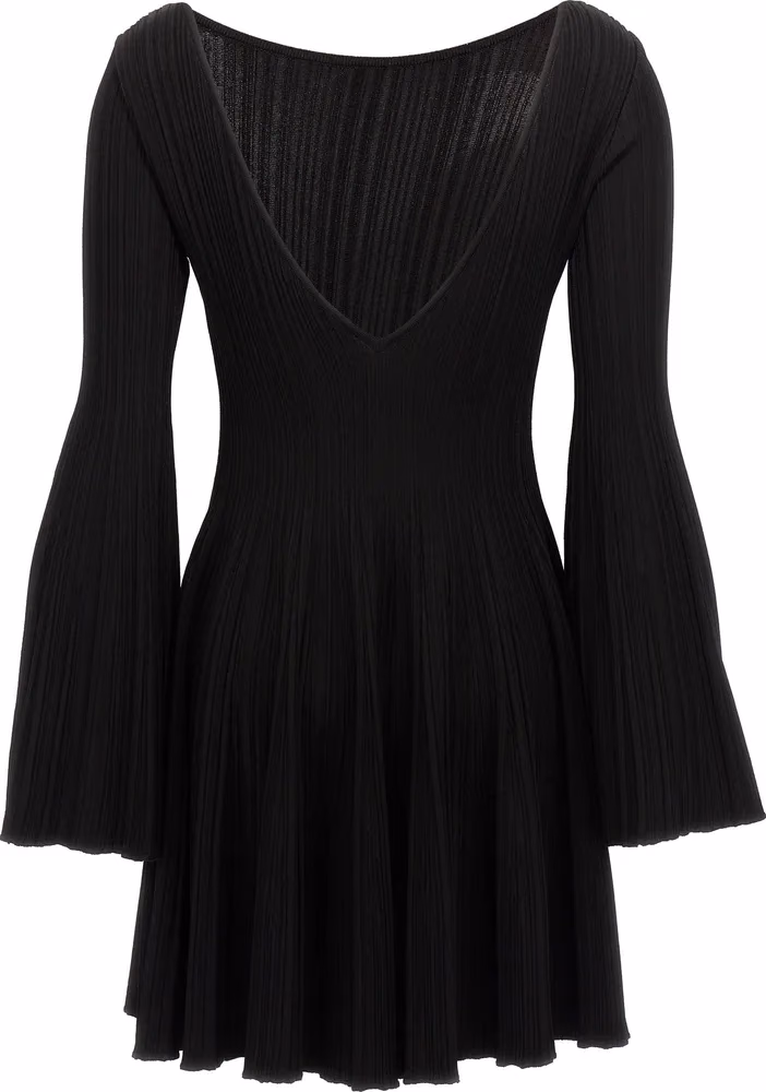 ANTONINO VALENTI Black Viscose Mini Skirt