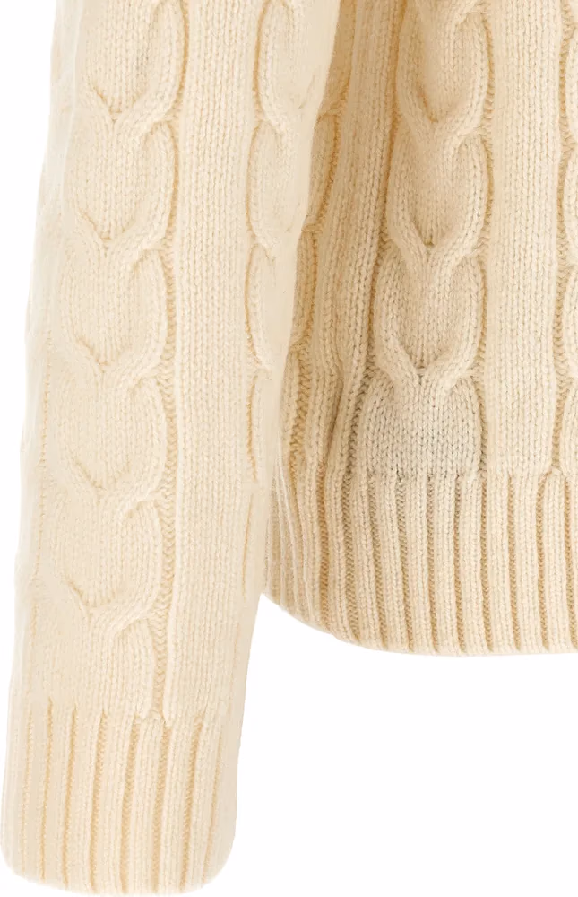 ZANONE White Virgin Wool Cardigan
