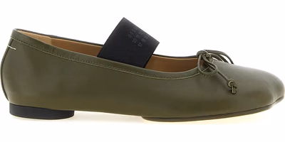 Bicolor Lambskin Ballet Flats