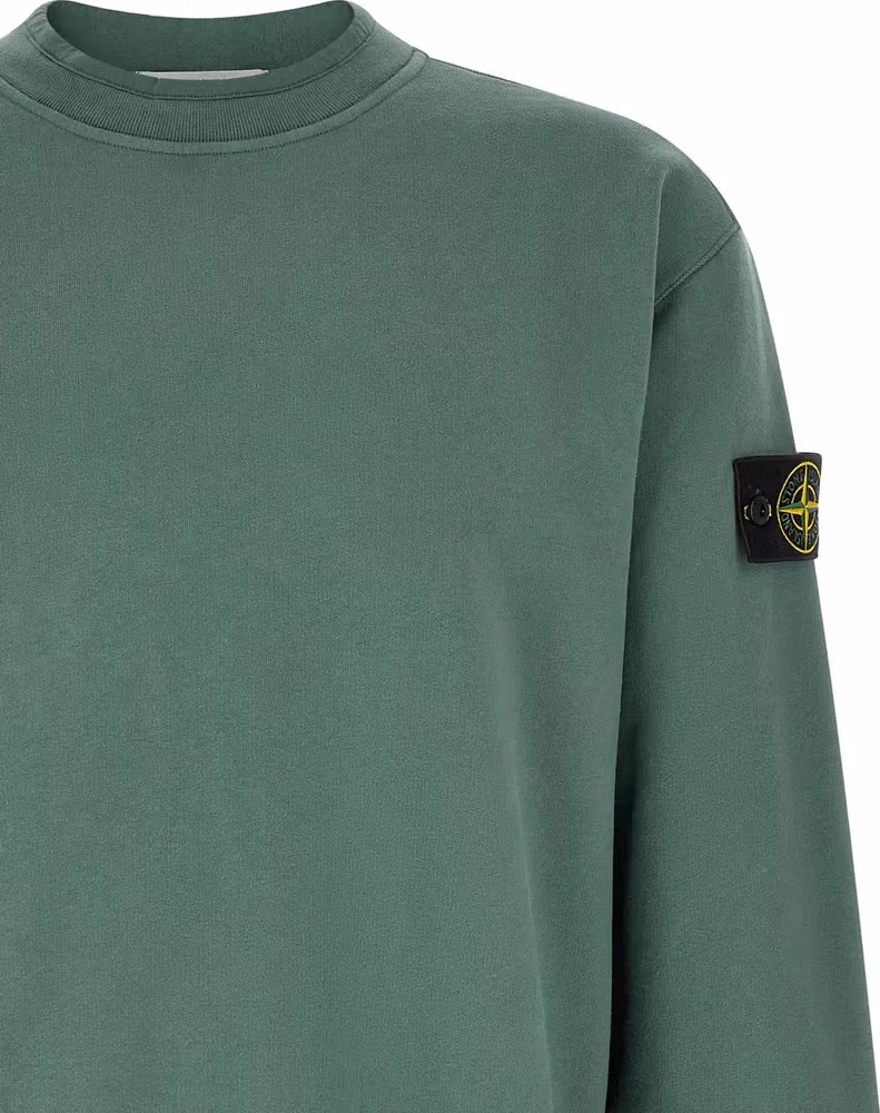 Stone Island Bicolor Cotton Sweatshirt