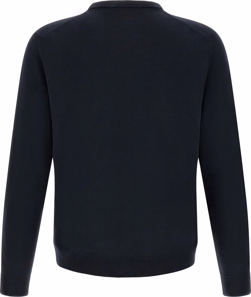ZANONE Blue Virgin Wool Cardigan