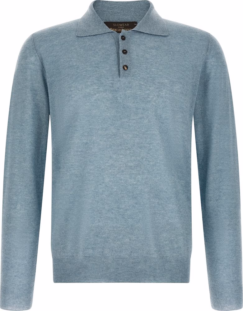 ZANONE Blue Cashmere Cardigan