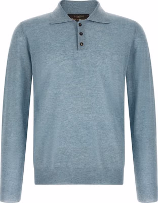 Blue Cashmere Cardigan