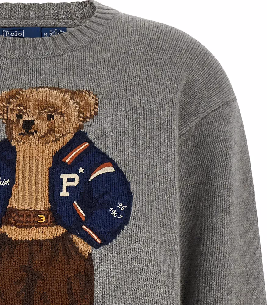 Polo Ralph Lauren Gray Wool Cardigan
