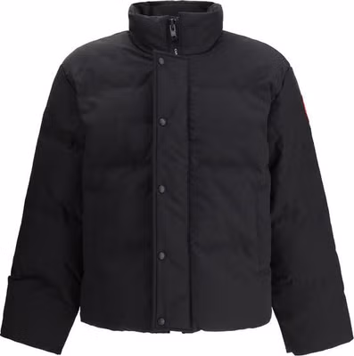 Black Polyester Parka