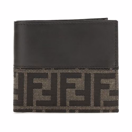 Fendi Brown Calf Leather Bos Taurus Wallet