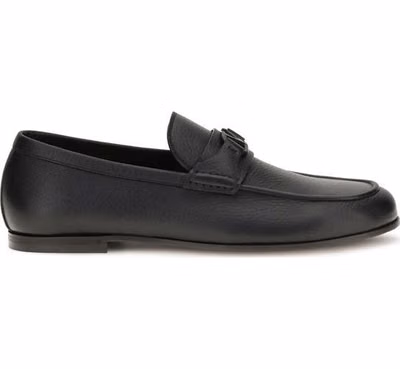 Black Deer Slip-On Loafers