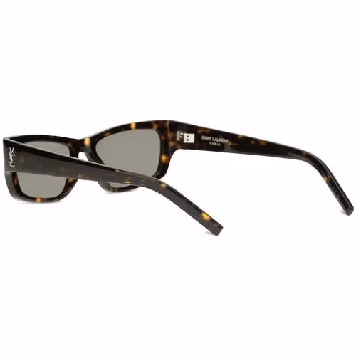 Saint Laurent Brown Acetate Sunglasses