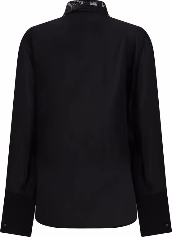 Fendi Black Silk Blouse