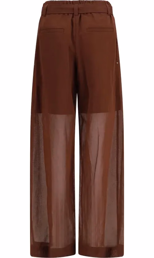 Brunello Cucinelli Brown Cotton Casual Pants