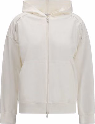 White Cotton Sweatshirt