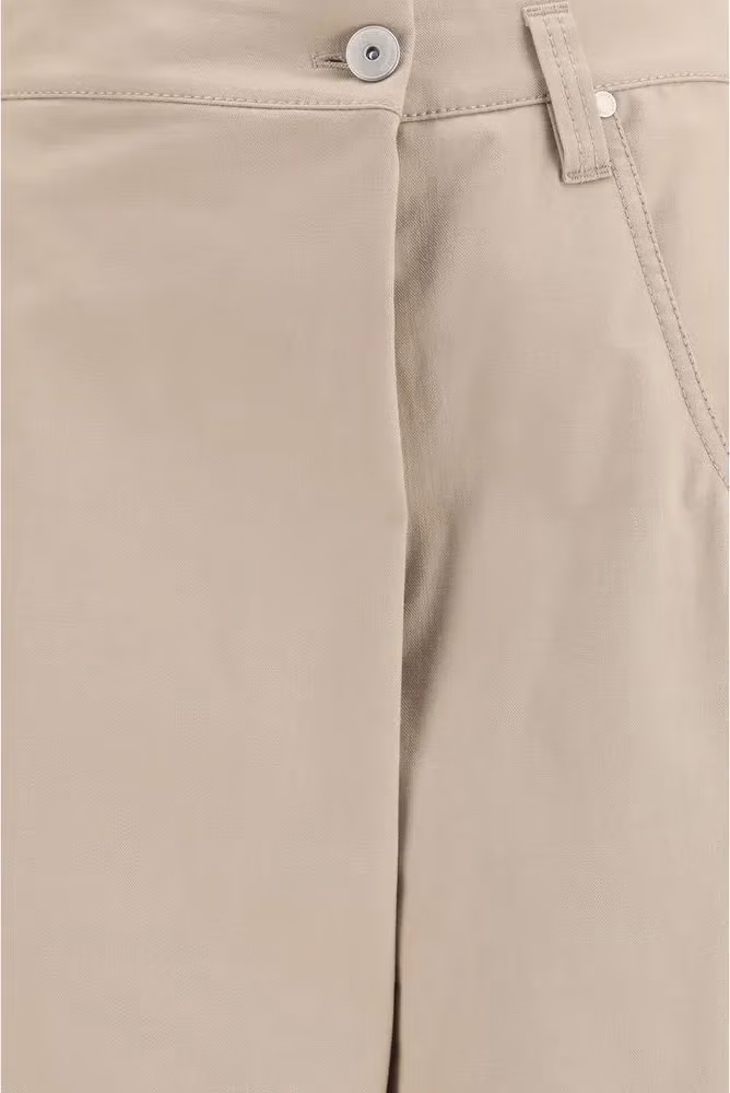 Brunello Cucinelli Beige Cotton Casual Pants