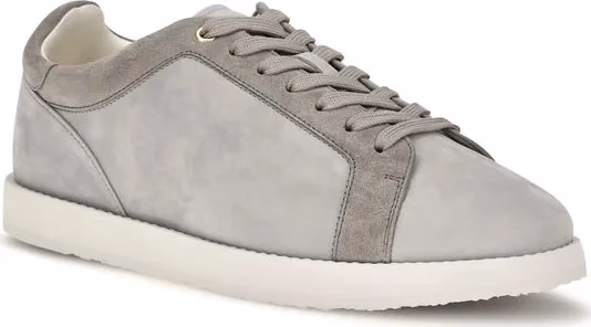 Brunello Cucinelli Gray Suede Leather Low Top Sneakers