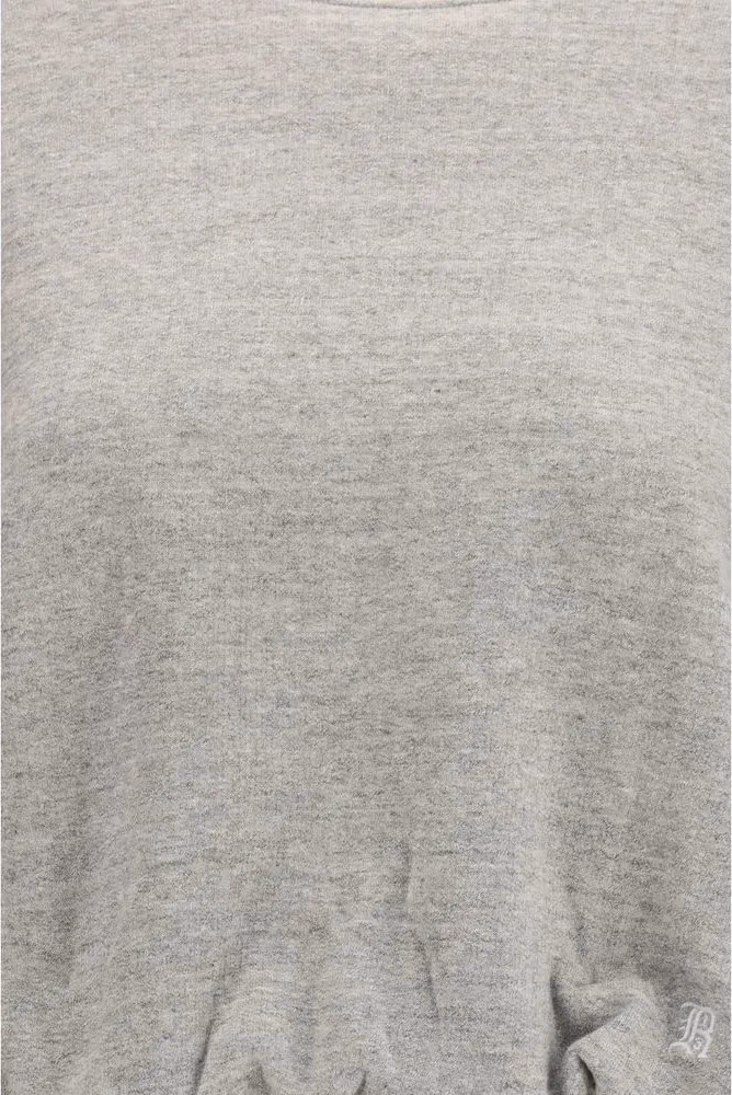 R13 Gray Cotton Sweatshirt