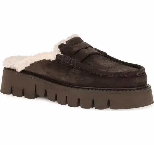 Pedro García Brown Calf Leather Bos Taurus Mules