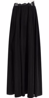 Black Copper Mini Skirt