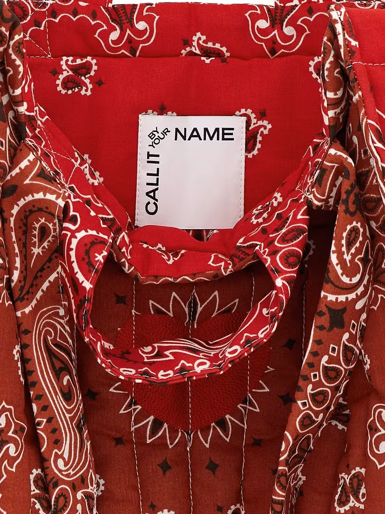 CALL IT BY YOUR NAME Multicolor Cotton Tote Bag